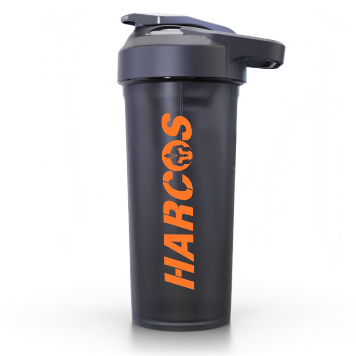 Harcos Protein Shaker Bottle 27oz – Made in USA | Leak-Proof Shaker Cup with Mixing Ball | BPA-Free & Dishwasher Safe | For Protein Shakes, Pre-Workout & Meal Replacement |Pack Of 1